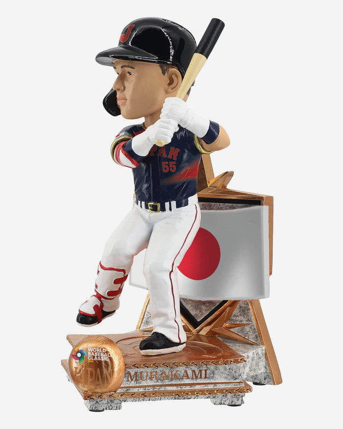 Munetaka Murakami Japan 2026 World Baseball Classic Flag Bobblehead FOCO - FOCO.com