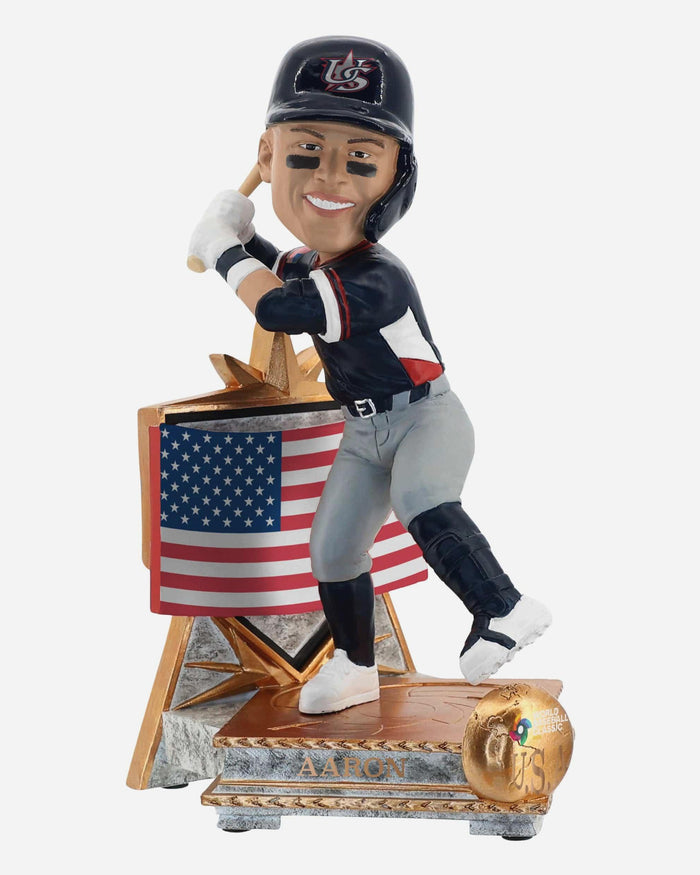 Aaron Judge USA 2026 World Baseball Classic Flag Bobblehead FOCO - FOCO.com