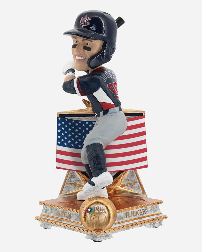 Aaron Judge USA 2026 World Baseball Classic Flag Bobblehead FOCO - FOCO.com