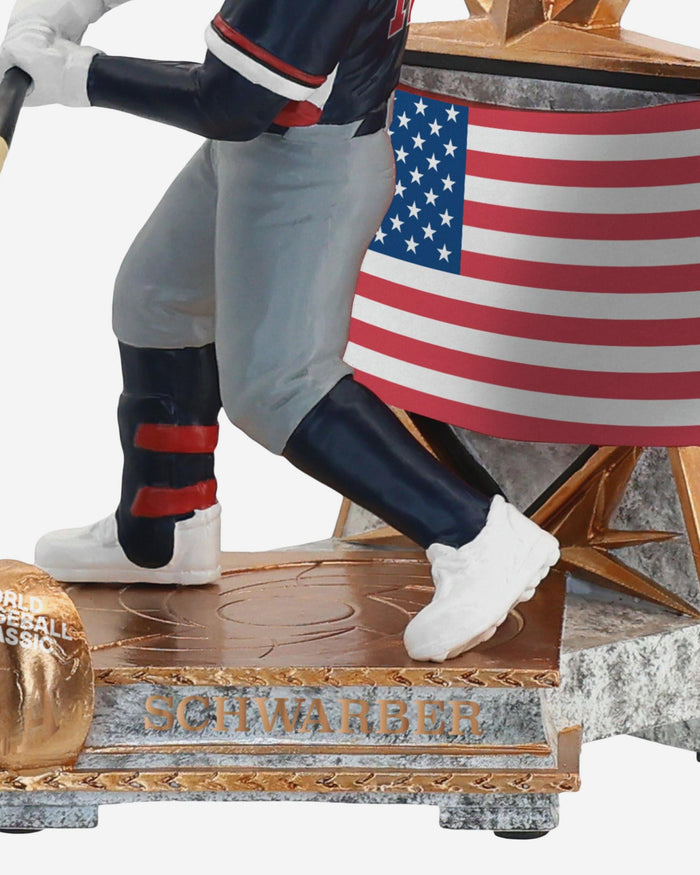 Kyle Schwarber USA 2026 World Baseball Classic Flag Bobblehead FOCO - FOCO.com