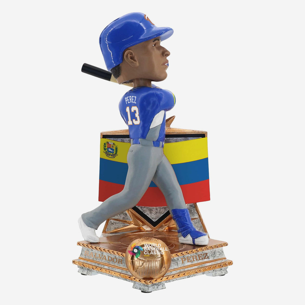 Salvador Perez Venezuela 2026 World Baseball Classic Flag Bobblehead FOCO - FOCO.com