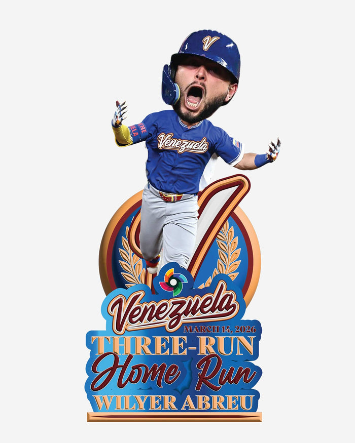 Wilyer Abreu Venezuela Go-Ahead Three-Run Home Run 2026 World Baseball Classic Bobblehead FOCO - FOCO.com