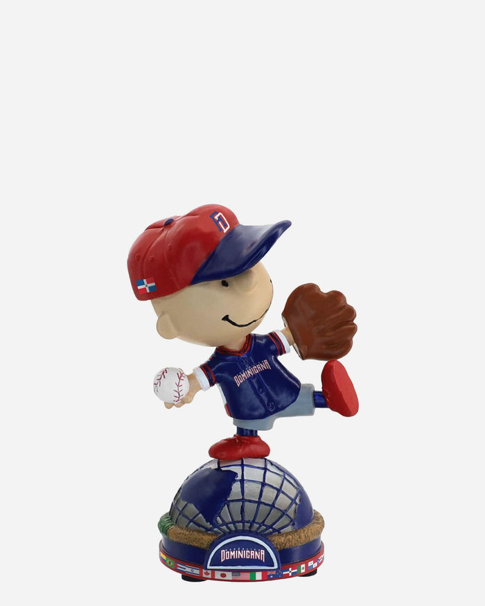 Dominican Republic Charlie Brown Peanuts 2026 World Baseball Classic Bobblehead FOCO - FOCO.com