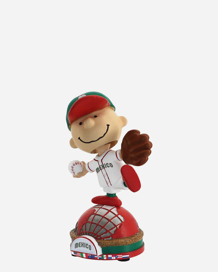 Mexico Charlie Brown Peanuts 2026 World Baseball Classic Bobblehead FOCO - FOCO.com
