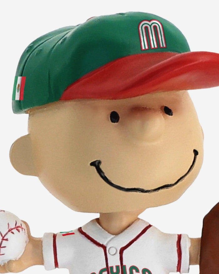Mexico Charlie Brown Peanuts 2026 World Baseball Classic Bobblehead FOCO - FOCO.com