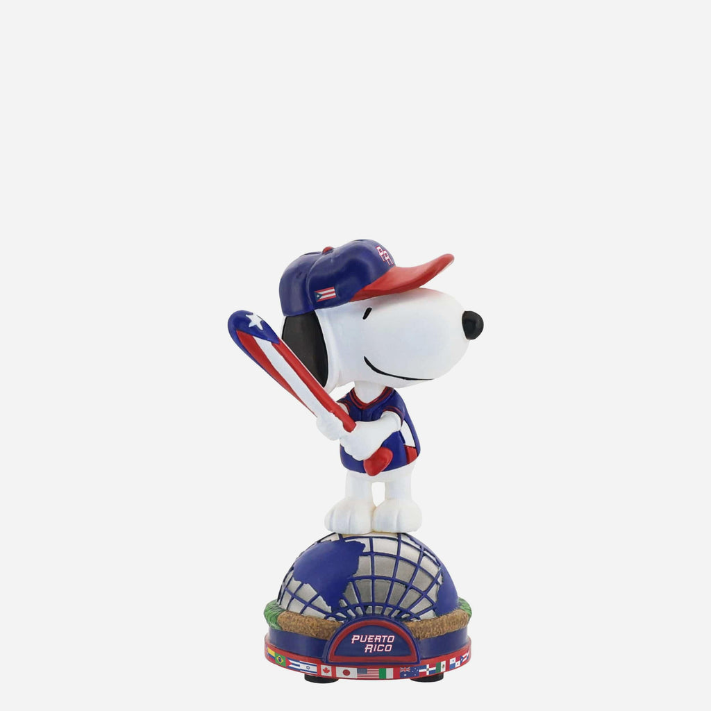 Puerto Rico Snoopy Peanuts 2026 World Baseball Classic Bobblehead FOCO - FOCO.com