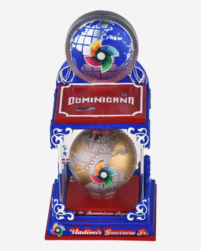 Vladimir Guerrero Jr Dominican Republic 2026 World Baseball Classic Globe Case Bobblehead FOCO - FOCO.com