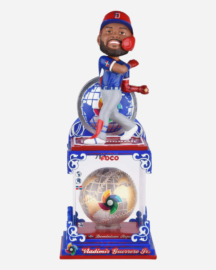 Vladimir Guerrero Jr Dominican Republic 2026 World Baseball Classic Globe Case Bobblehead FOCO - FOCO.com