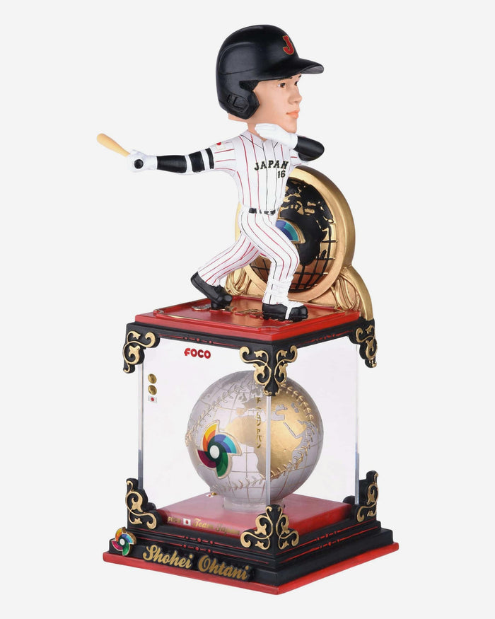 Shohei Ohtani Japan 2026 World Baseball Classic Globe Case Bobblehead FOCO - FOCO.com