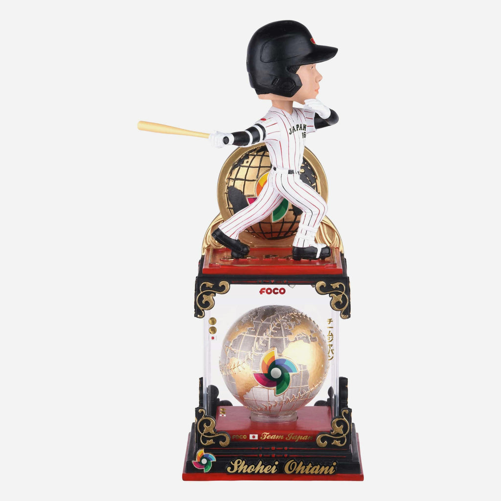 Shohei Ohtani Japan 2026 World Baseball Classic Globe Case Bobblehead FOCO - FOCO.com