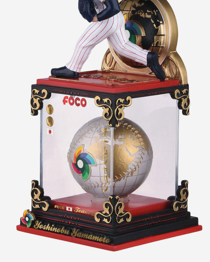 Yoshinobu Yamamoto Japan 2026 World Baseball Classic Globe Case Bobblehead FOCO - FOCO.com