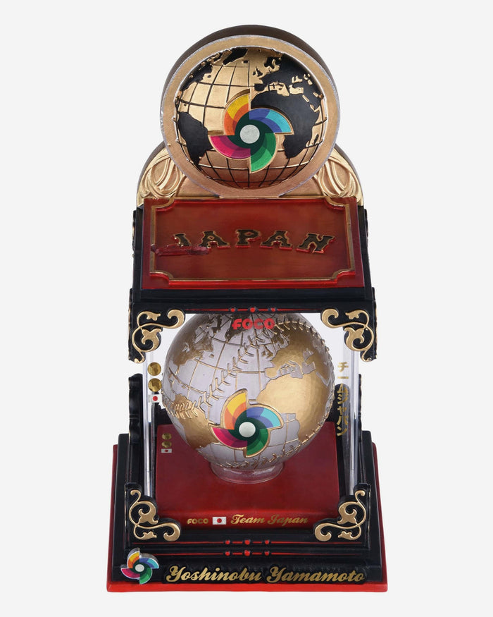 Yoshinobu Yamamoto Japan 2026 World Baseball Classic Globe Case Bobblehead FOCO - FOCO.com