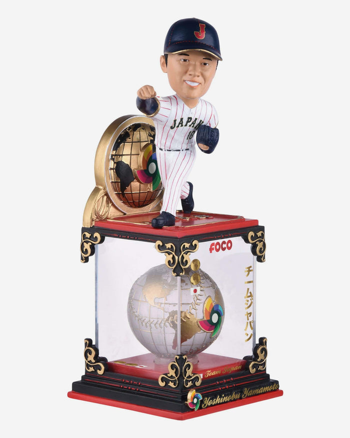 Yoshinobu Yamamoto Japan 2026 World Baseball Classic Globe Case Bobblehead FOCO - FOCO.com