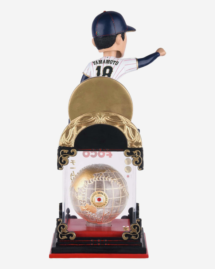 Yoshinobu Yamamoto Japan 2026 World Baseball Classic Globe Case Bobblehead FOCO - FOCO.com