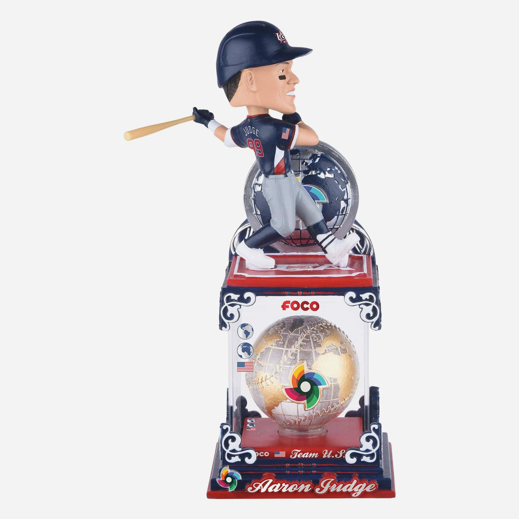 Aaron Judge USA 2026 World Baseball Classic Globe Case Bobblehead FOCO - FOCO.com