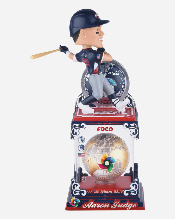 Aaron Judge USA 2026 World Baseball Classic Globe Case Bobblehead FOCO - FOCO.com