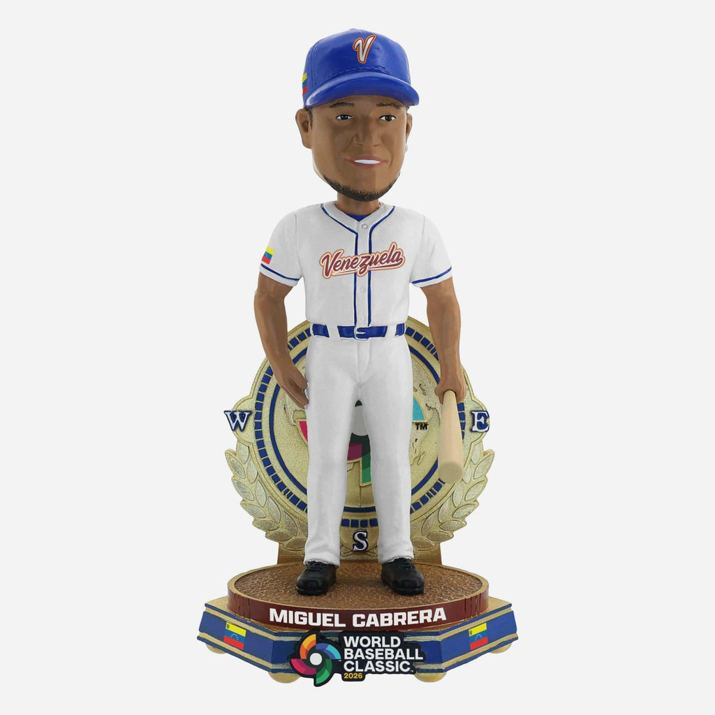 Miguel Cabrera Venezuela 2026 World Baseball Classic Coach Bobblehead FOCO - FOCO.com