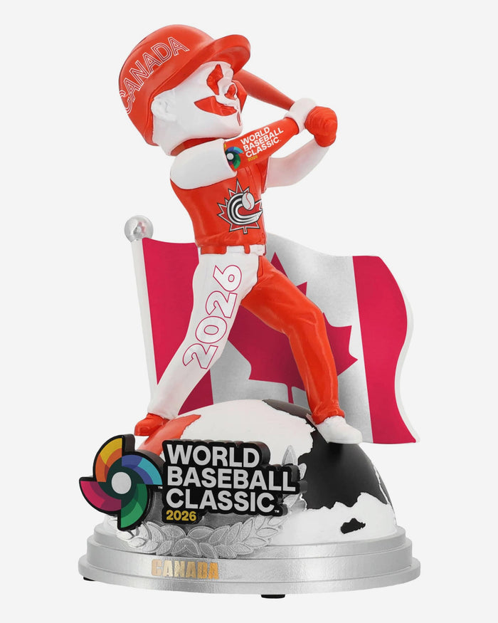 Canada 2026 World Baseball Classic Bobbles on Parade Bobblehead FOCO - FOCO.com