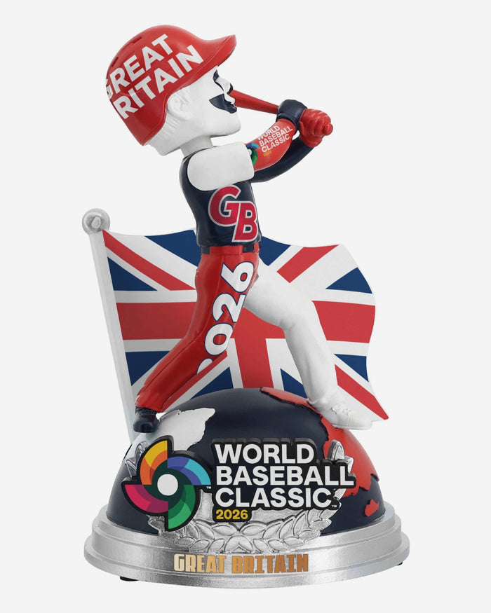 Great Britain 2026 World Baseball Classic Bobbles on Parade Bobblehead FOCO - FOCO.com
