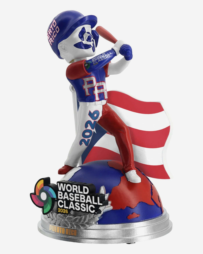 Puerto Rico 2026 World Baseball Classic Bobbles on Parade Bobblehead FOCO - FOCO.com