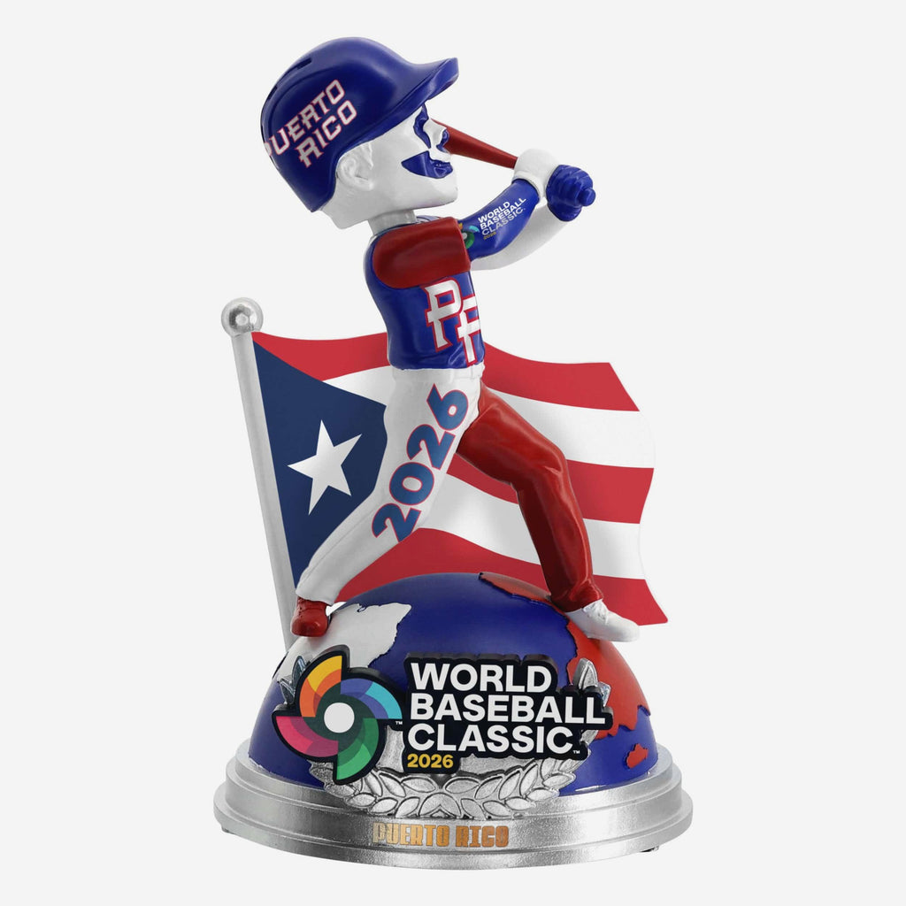 Puerto Rico 2026 World Baseball Classic Bobbles on Parade Bobblehead FOCO - FOCO.com
