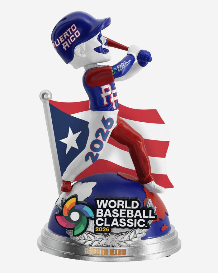 Puerto Rico 2026 World Baseball Classic Bobbles on Parade Bobblehead FOCO - FOCO.com