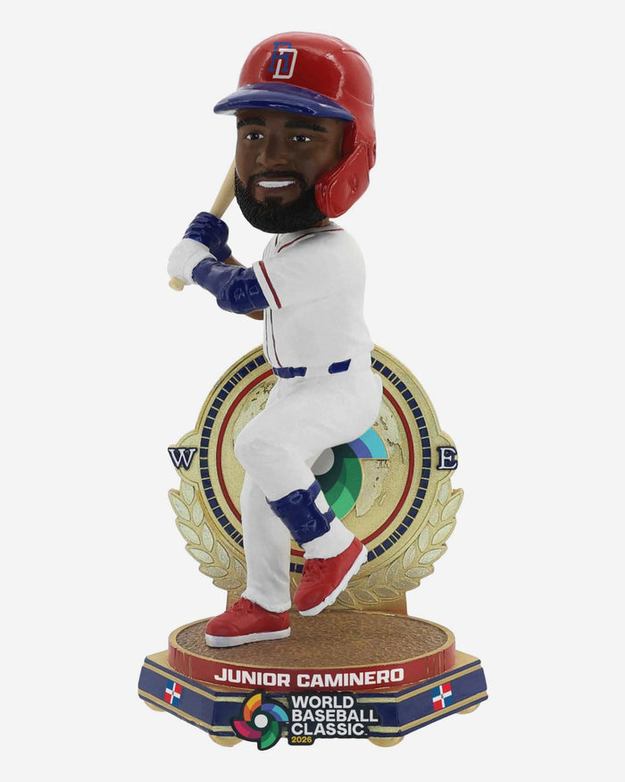 Junior Caminero Dominican Republic 2026 World Baseball Classic Bobblehead FOCO - FOCO.com