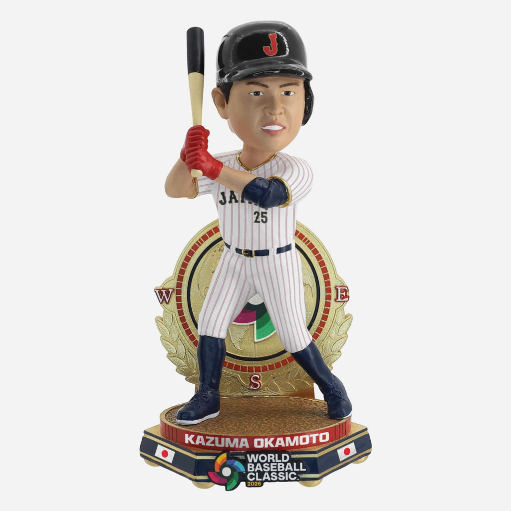 Kazuma Okamoto Japan 2026 World Baseball Classic Bobblehead FOCO - FOCO.com