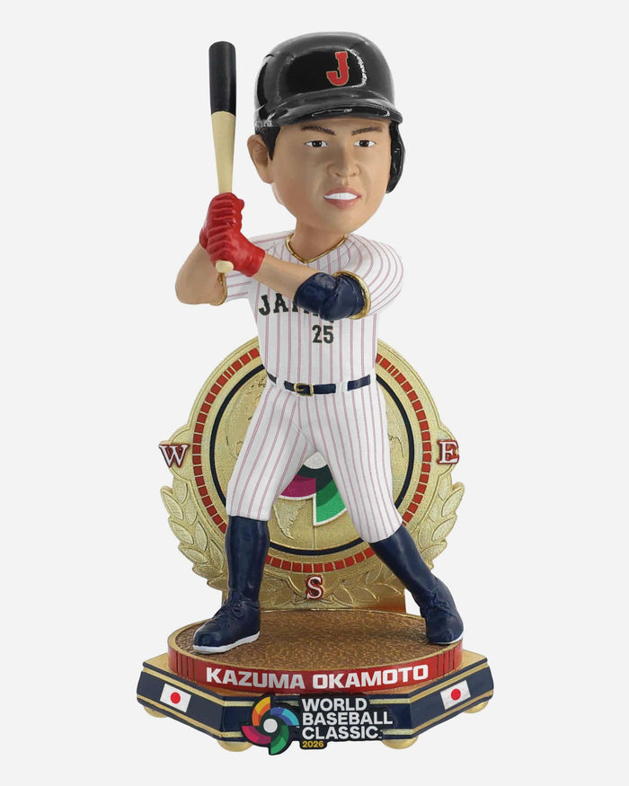 Kazuma Okamoto Japan 2026 World Baseball Classic Bobblehead FOCO - FOCO.com