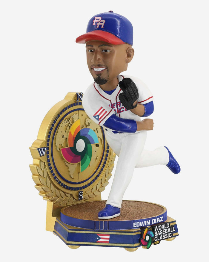 Edwin Diaz Puerto Rico 2026 World Baseball Classic Bobblehead FOCO - FOCO.com