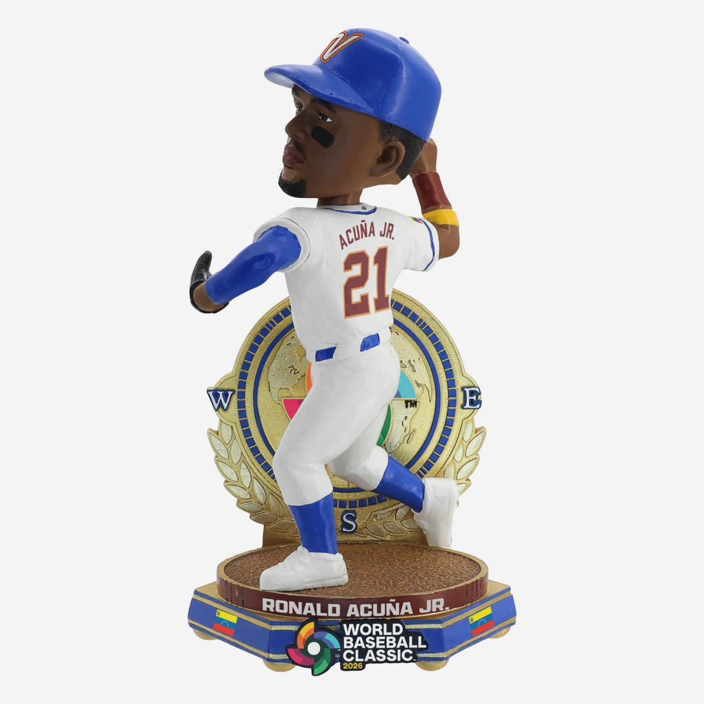 Ronald Acuna Jr Venezuela 2026 World Baseball Classic Bobblehead FOCO - FOCO.com