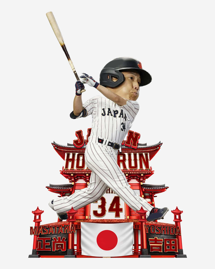 Masataka Yoshida Japan 2026 World Baseball Classic Celebration Bobblehead FOCO - FOCO.com