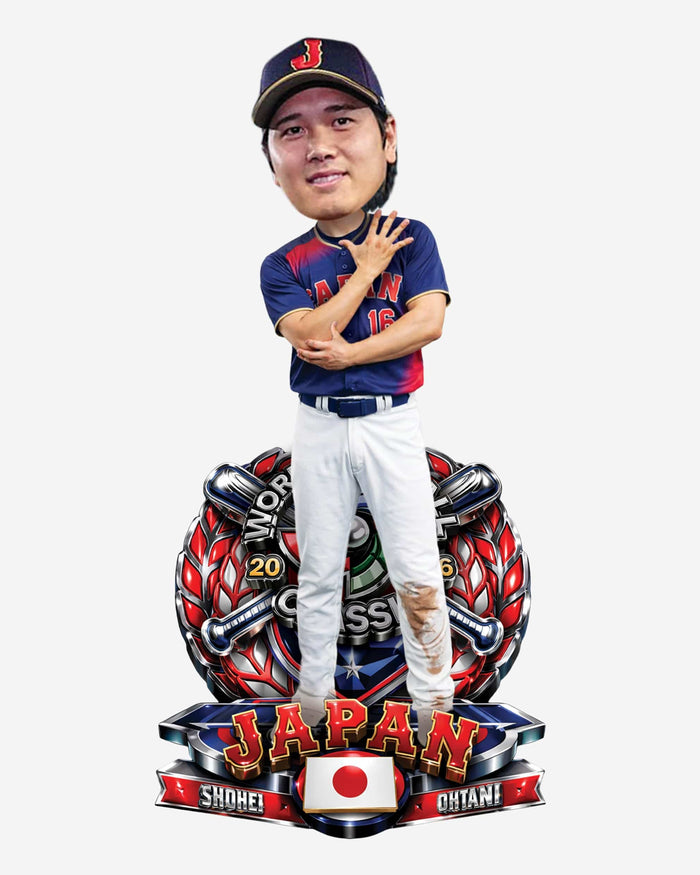Shohei Ohtani Japan 2026 World Baseball Classic Celebration Bobblehead FOCO - FOCO.com