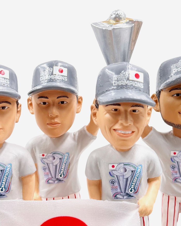 Japan 2023 World Baseball Classic Champions Cap & Tee Mini Bobblehead Scene FOCO - FOCO.com