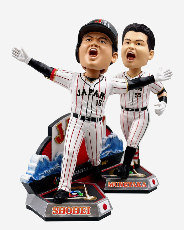 Shohei Ohtani & Munetaka Murakami Japan 2023 World Baseball Classic Walk-Off Dual Bobblehead FOCO - FOCO.com