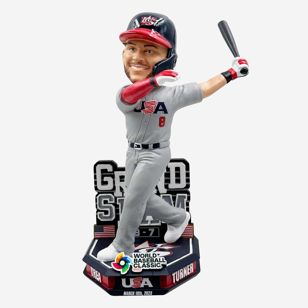 Trea Turner USA 2023 World Baseball Classic Grand Slam Bobblehead FOCO - FOCO.com
