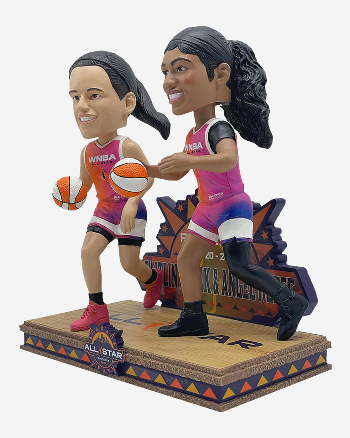 Angel Reese & Caitlin Clark Chicago Sky & Indiana Fever 2024 All-Star Dual Gamebreaker Bobblehead FOCO - FOCO.com