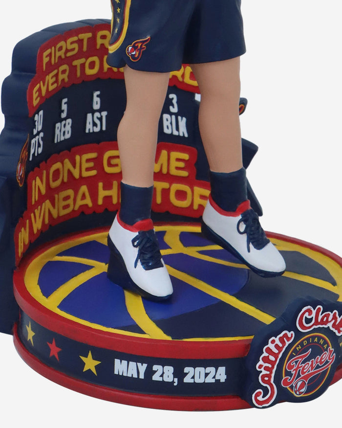 Caitlin Clark Indiana Fever 30 Point Game Bobblehead FOCO - FOCO.com