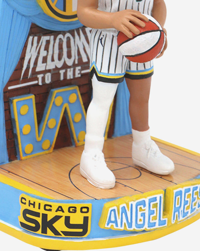 Angel Reese Chicago Sky Welcome To The W Bobblehead FOCO - FOCO.com