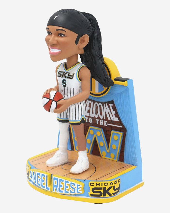 Angel Reese Chicago Sky Welcome To The W Bobblehead FOCO - FOCO.com