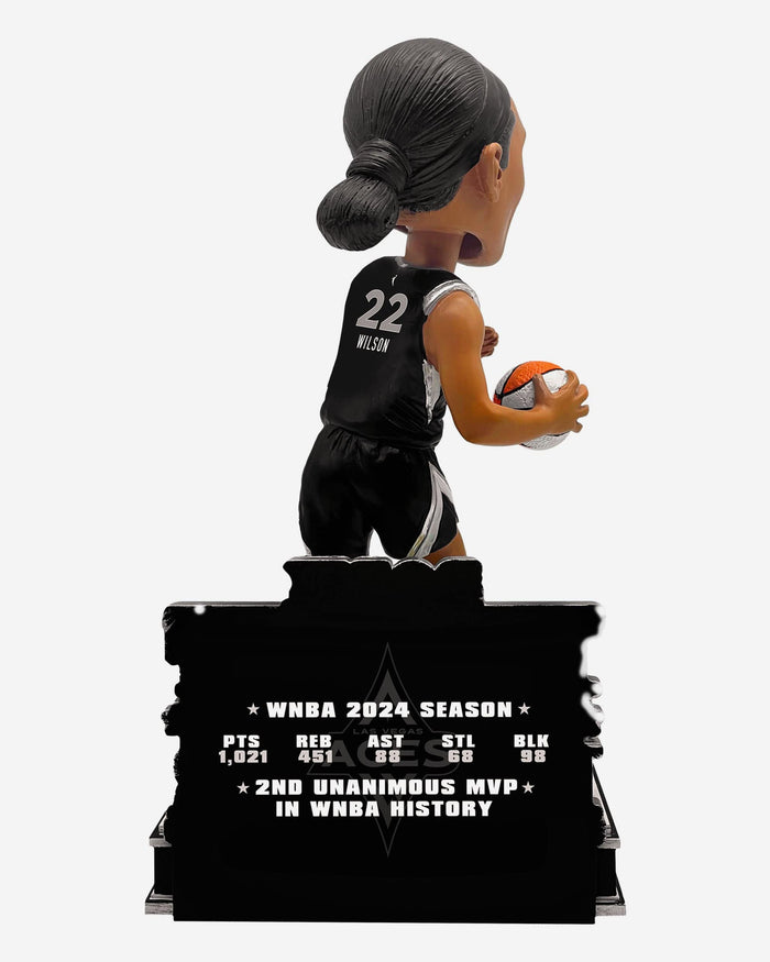 A'ja Wilson Las Vegas Aces 2024 WNBA 3x MVP Bobblehead FOCO - FOCO.com