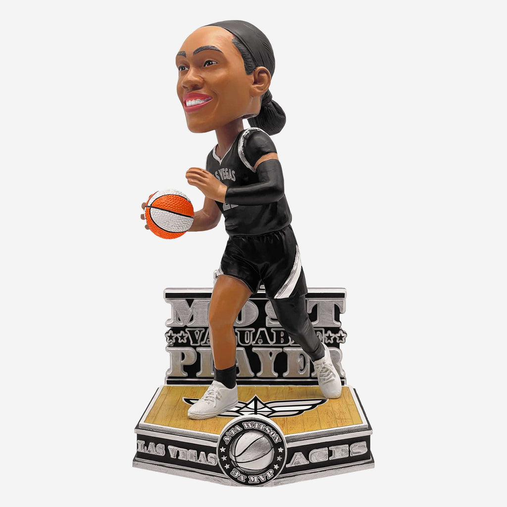 A'ja Wilson Las Vegas Aces 2024 WNBA 3x MVP Bobblehead FOCO - FOCO.com