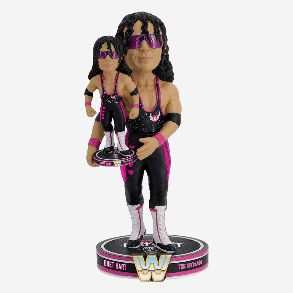Bret Hart WWE Bobble Dubblz Bobblehead FOCO - FOCO.com