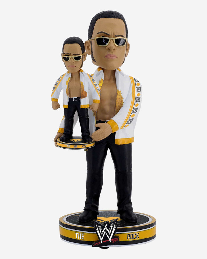 The Rock WWE Bobble Dubblz Bobblehead FOCO - FOCO.com