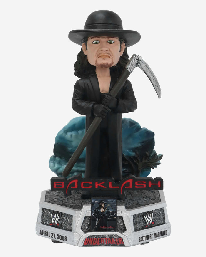 The Undertaker WWE Backlash April 2008 Poster Bobblehead FOCO - FOCO.com