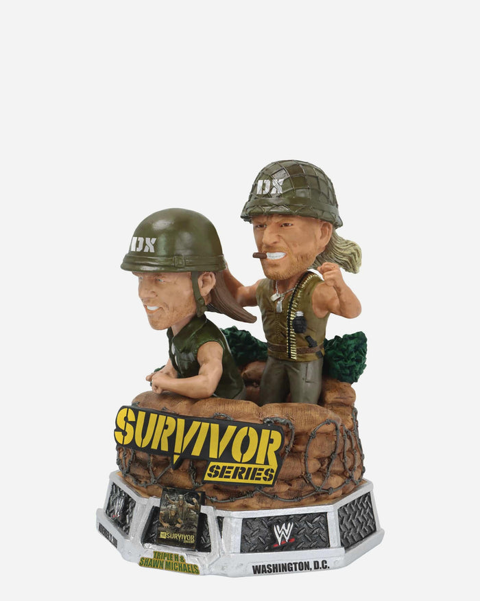 Shawn Michaels & Triple H WWE Survivor Series November 2009 Poster Mini Bobblehead FOCO - FOCO.com