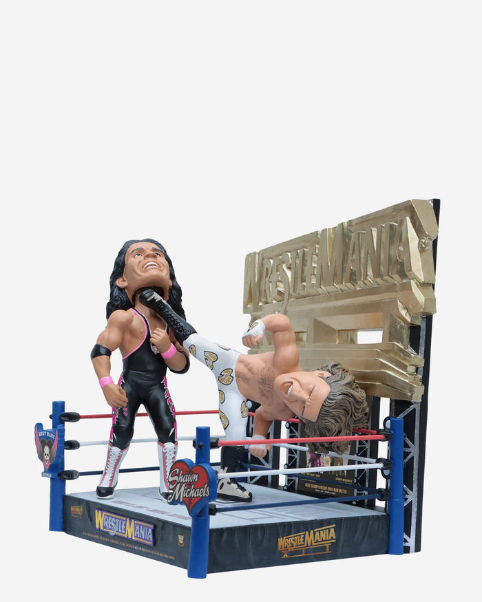 Shawn Michaels & Bret Hart WWE WrestleMania XII Dual Bobblehead FOCO - FOCO.com