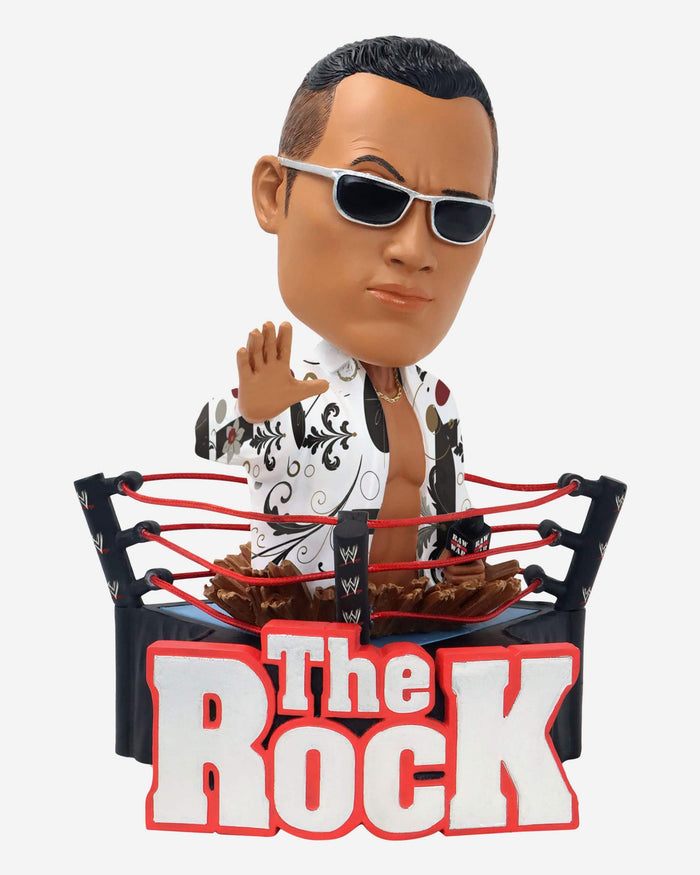 The Rock WWE Bust Bighead Bobblehead FOCO - FOCO.com