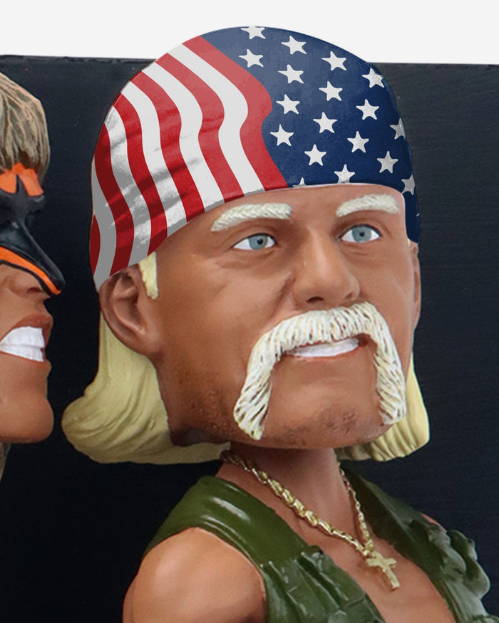 Hulk Hogan & Ultimate Warrior Superstar Alliance WWE Magazine Cover Bobblehead FOCO - FOCO.com