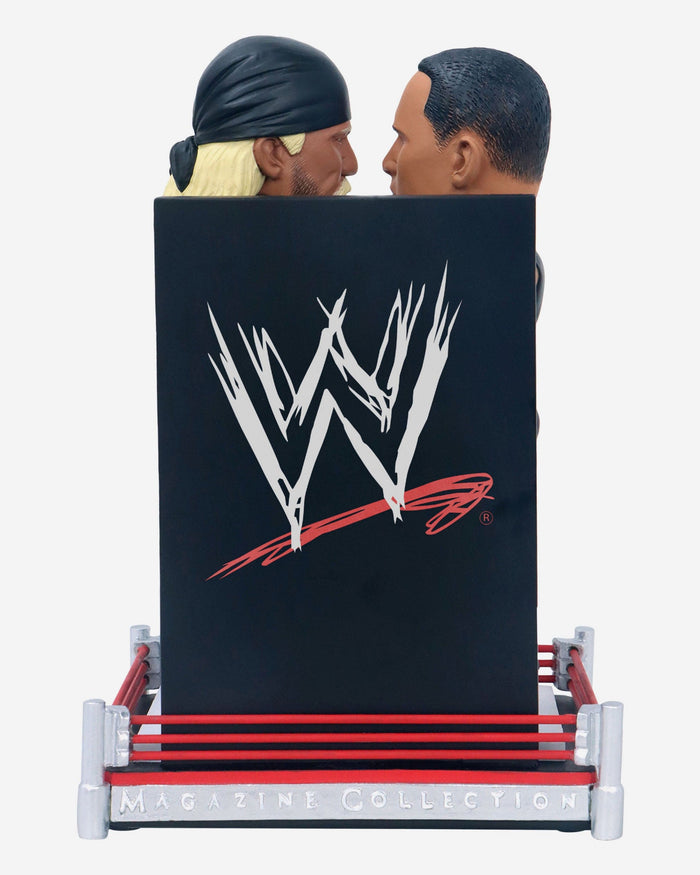 The Rock & Hulk Hogan Icon vs Icon WWE Magazine Cover Bobblehead FOCO - FOCO.com